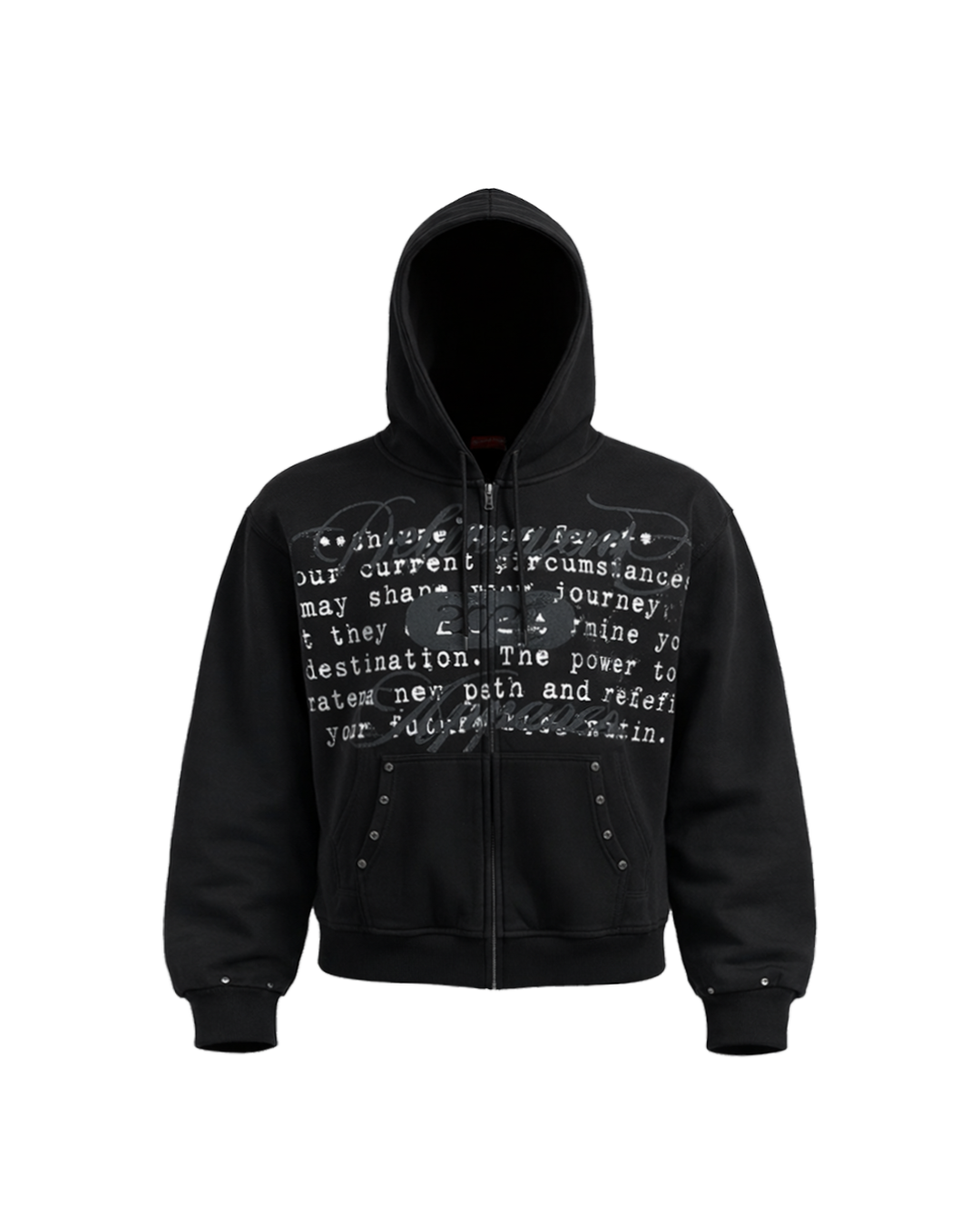 FATE ZIP UP - BLACK