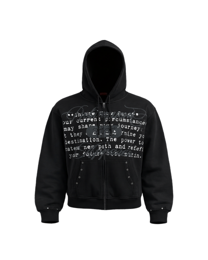 FATE ZIP UP - BLACK